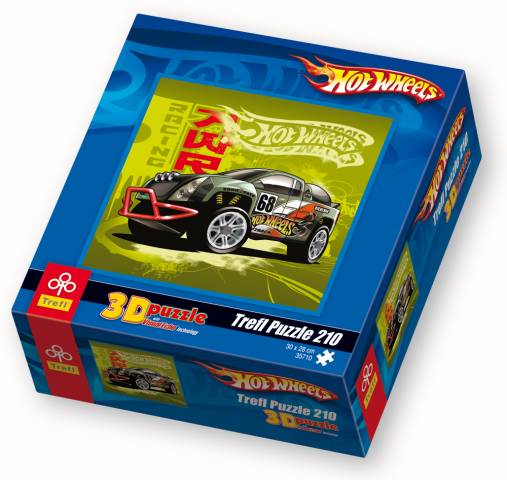 Trefl 3D puzzle 210 Hot wheels