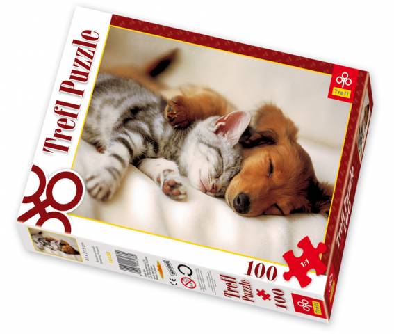 Trefl puzzle 100 Spiaci kamaráti