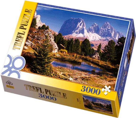 Trefl puzzle 3000 Jazero v Dolom
