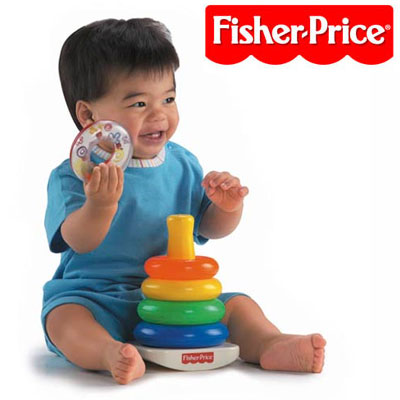 FISHER PRICE Krúžky na tyči