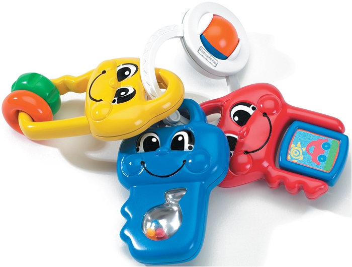 FISHER PRICE Hudobné kľúčiky