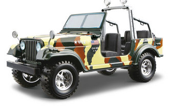 Bburago Jeep CJ-7 Army KIT 1:24