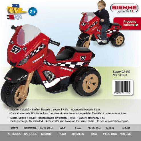 Elektrická motorka Biemme Super 