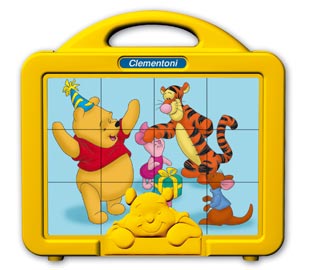 Obrázkové kocky Macko Pooh 12ks