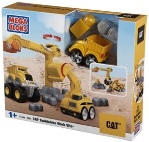 MEGA BLOKS Stavebné stroje CAT