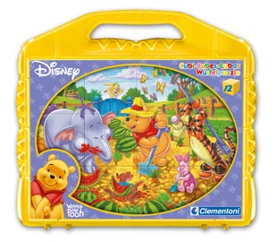 Obrázkové kocky Macko Pooh 12 ks