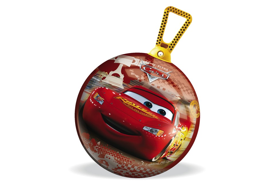 Mondo skákacia lopta Cars s rúčk
