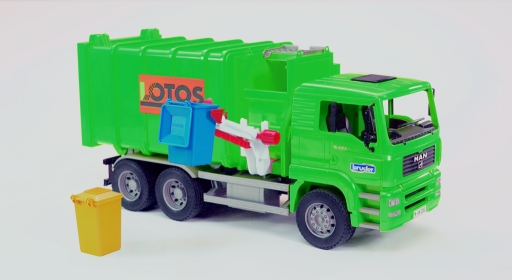 Bruder smetiarske auto MAN TGA z
