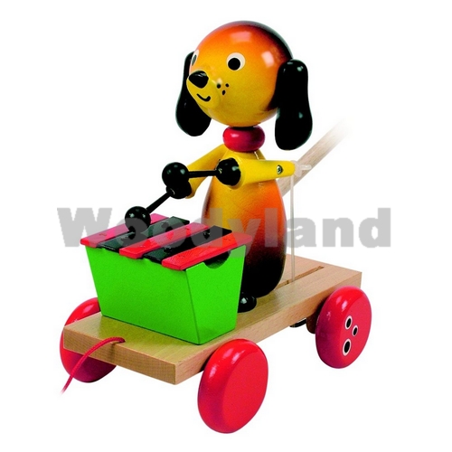 Woody Ťahací pes s xylofónom