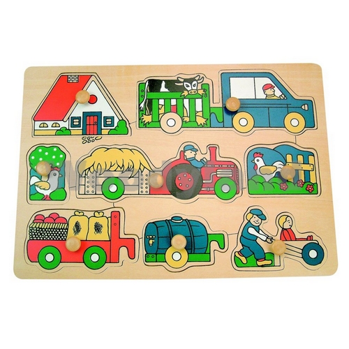 Woody Puzzle na doske - Poľnohos
