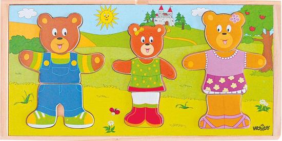 Woody Drevené puzzle Obleč si sv