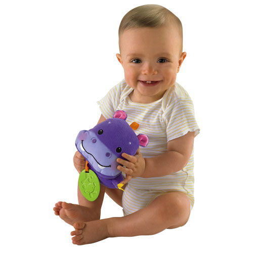 Fisher Price mäkká hrkálka Hroší
