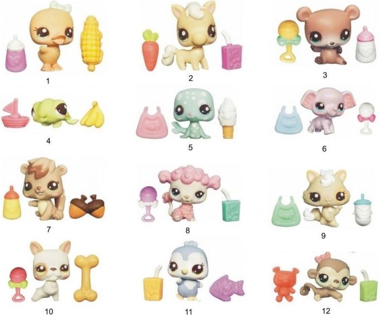 Hasbro Littlest Pet Shop Bábätká
