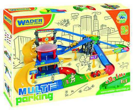 Wader Kid Cars 3D Garáž Multi Pa