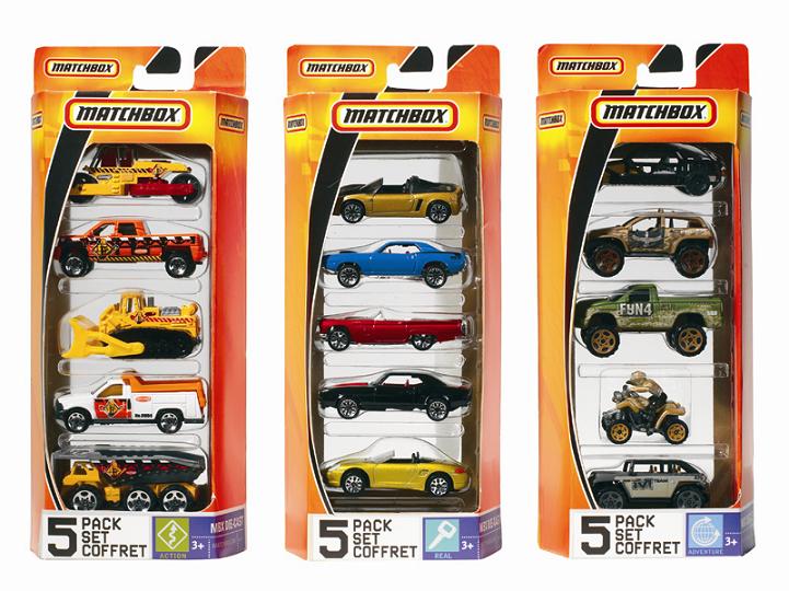 Matchbox angličáky 5 kusov