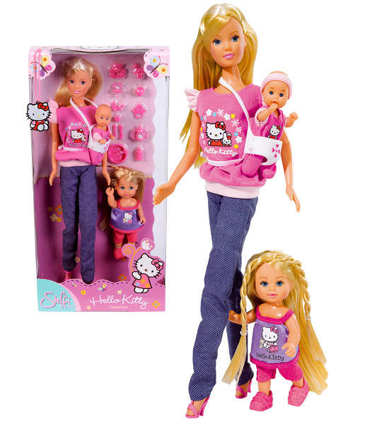 Bábika Steffi Hello Kitty