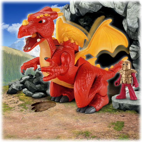Imaginext Dračí hrad Drak
