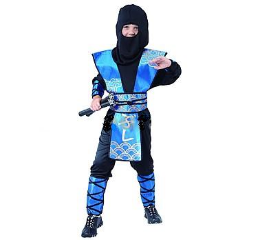 Karnevalový kostým Ninja modrý