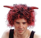 Karnevalová parochňa čert s rožk