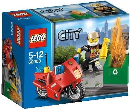 LEGO City 60000 Hasičský motocyk