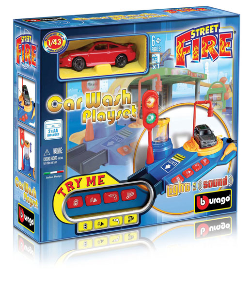 Bburago Playset Car Wash - Umýva