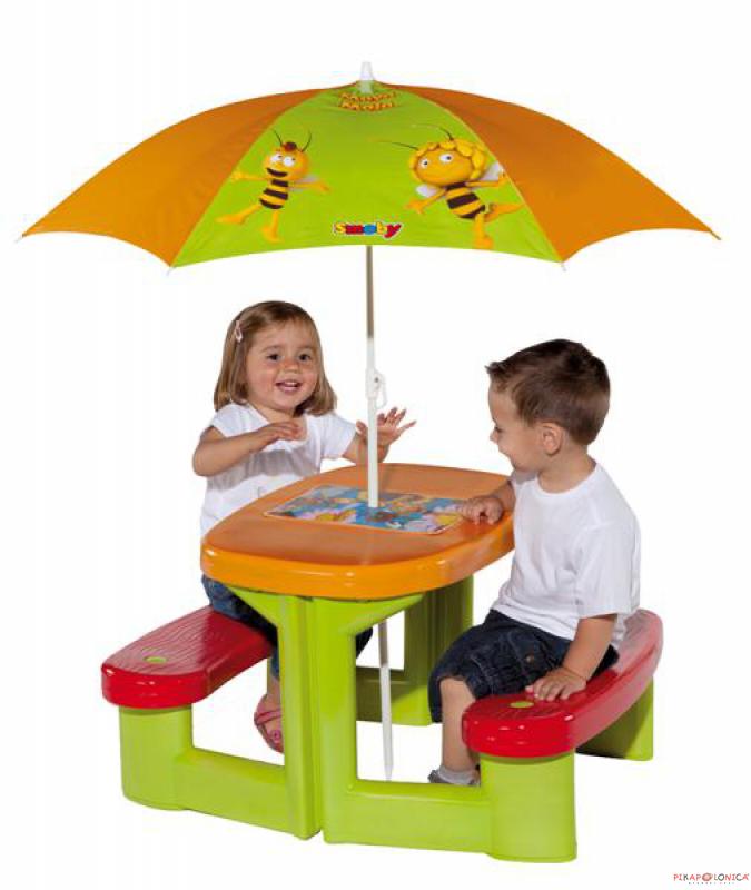 Smoby piknikový stolček so slneč