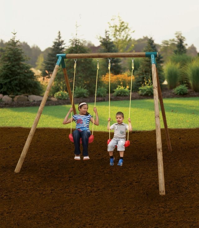 Little Tikes Drevený hojdačkový 