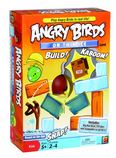 Mattel X3029 Angy Birds na tenko