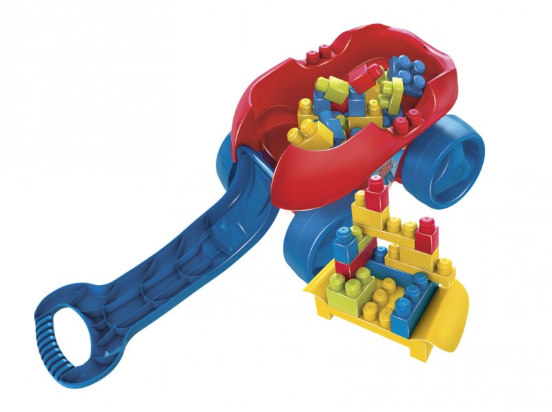 Mega Bloks plastový vozík s kock