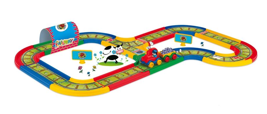 Wader Kid Cars 3D Železnica 3,1 