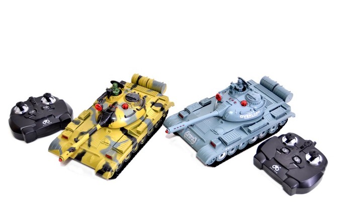 Set: 2 Infračervené bojové tanky