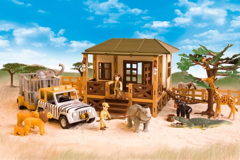 Simba Safari park s džípom