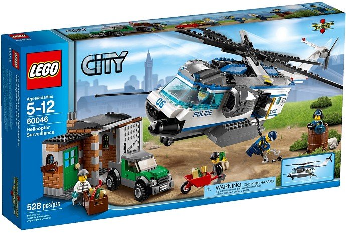LEGo City 60046 Vrtuľníková hlia