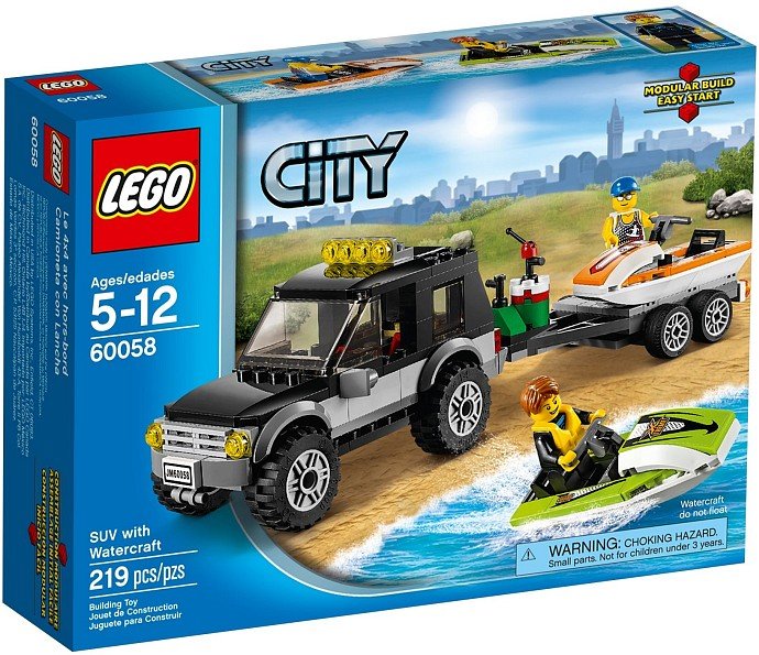 LEGO City 60058 SUV s vodným skú