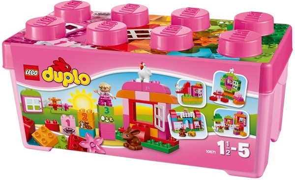 LEGO DUPLO 10571 Ružový box plný