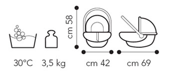 Autosedačka BREVI SMART SILVERLI