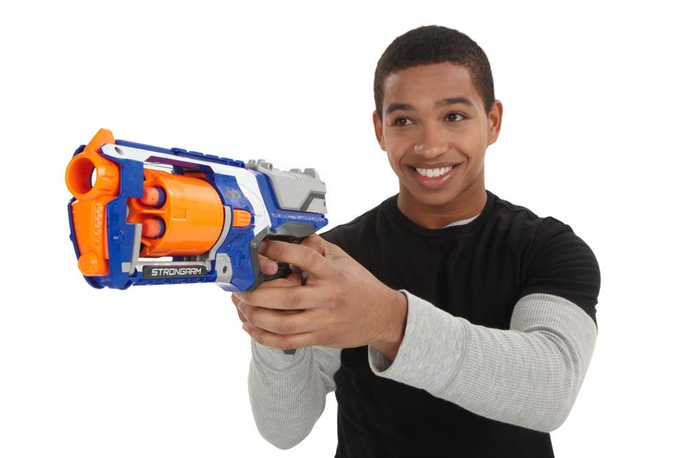 Hasbro Nerf Elite pištoľ s bubie