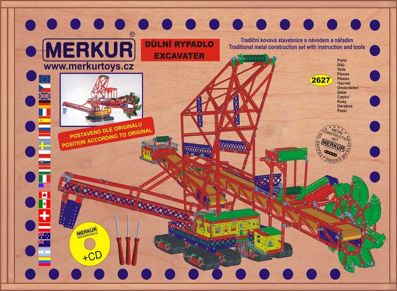 Merkur Maxi Rýpadlo v drevenej k
