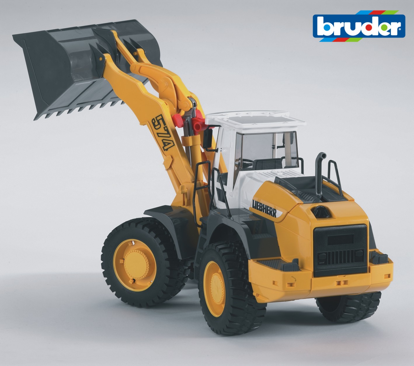 BRUDER  Čelný nakladač LIEBHERR 