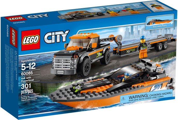LEGO City 60085 Motorový čln 4x4
