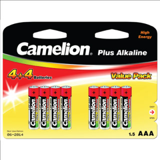 Camelion batérie alkalické AAA 8