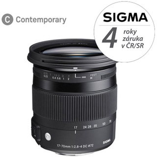 SIGMA objektív 17-70/2,8-4 DC MA