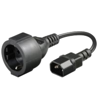 Napájací adaptér kábel C14 samec