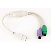 Redukcia s PS2 a USB