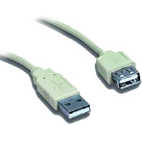Kábel USB 2.0 predlžovací A-A 0.