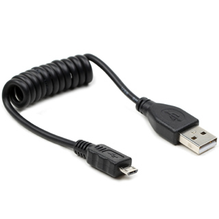 KABEL USB A - MicroB 0.6m krúten
