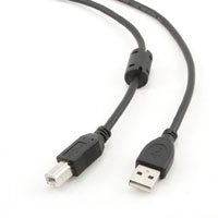 Kábel USB 2.0 prepojovací A-B 3m