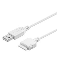 KABEL USB pre iPhone 1m biely