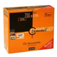 CD médium INTENSO 10pack SLIM