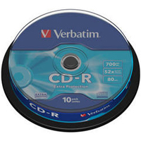 CD médium VERBATIM 700MB 52x Ext